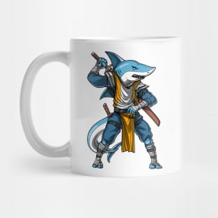 Shark Samurai Ninja Mug